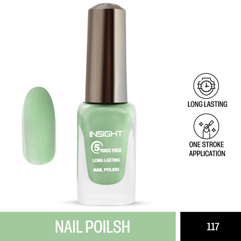 Insight Cosmetics 5 Toxic Free long lasting Nail Polish - Color 117