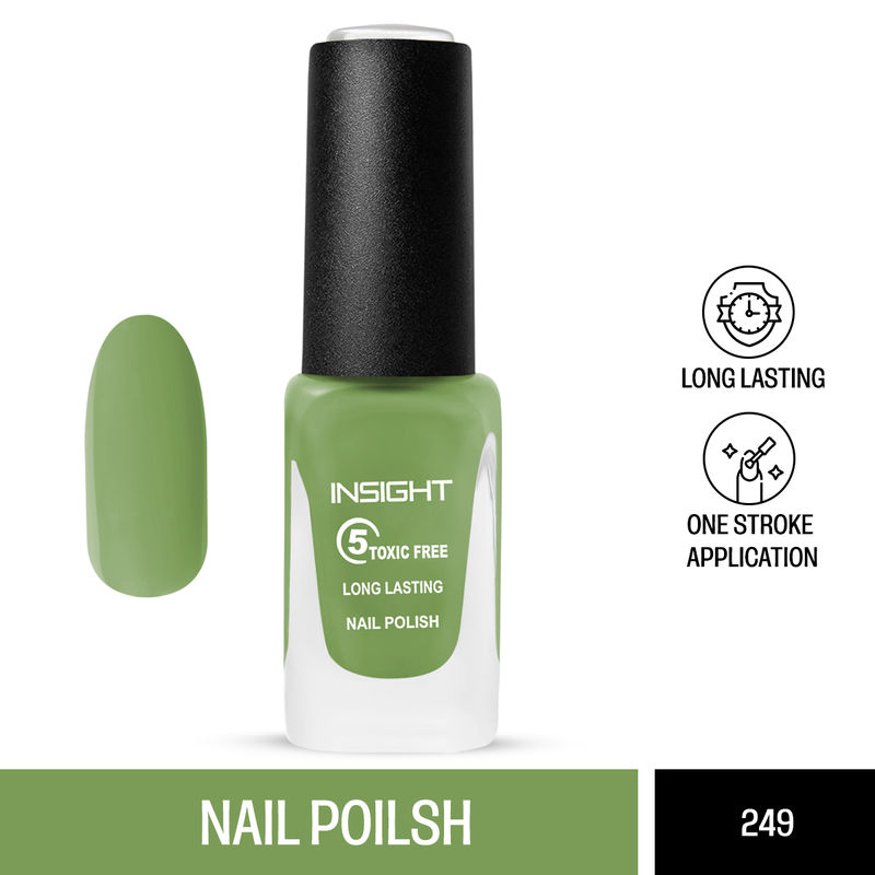 Insight Cosmetics 5 Toxic Free long lasting Nail Polish - Color 249