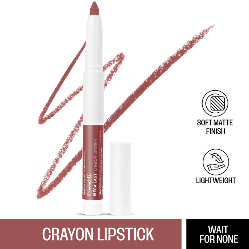 Insight Cosmetics Mega Last Crayon Lipstick - Wait For None