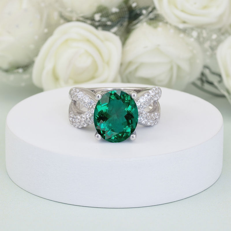 Ornate Jewels 5 Carat Green Emerald Party Ring For Women (12)
