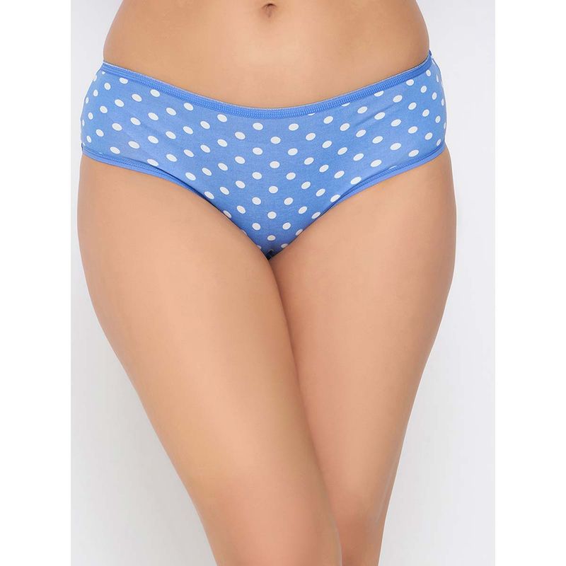 Clovia 100% Cotton Medium Waist Outer Elastic Hipster Panty (L)