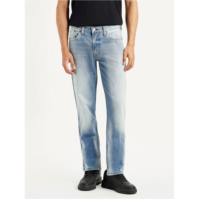 Levi's Blue Cotton Blend Button Fly Jeans (32)