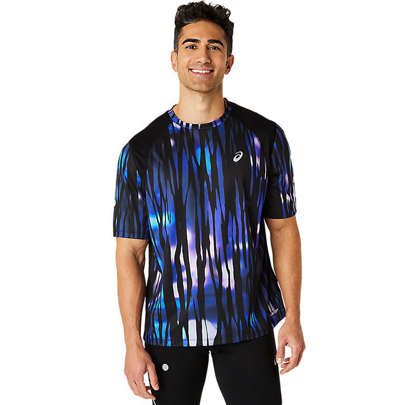 ASICS Activewear Blue Road Lite-Show Ss Top T-Shirt (S)