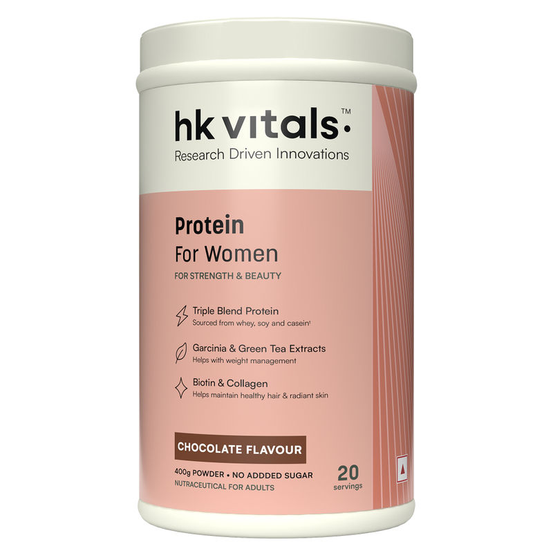 HealthKart HK Vitals ProteinUp Women, Triple Blend Whey Protein, Chocolate
