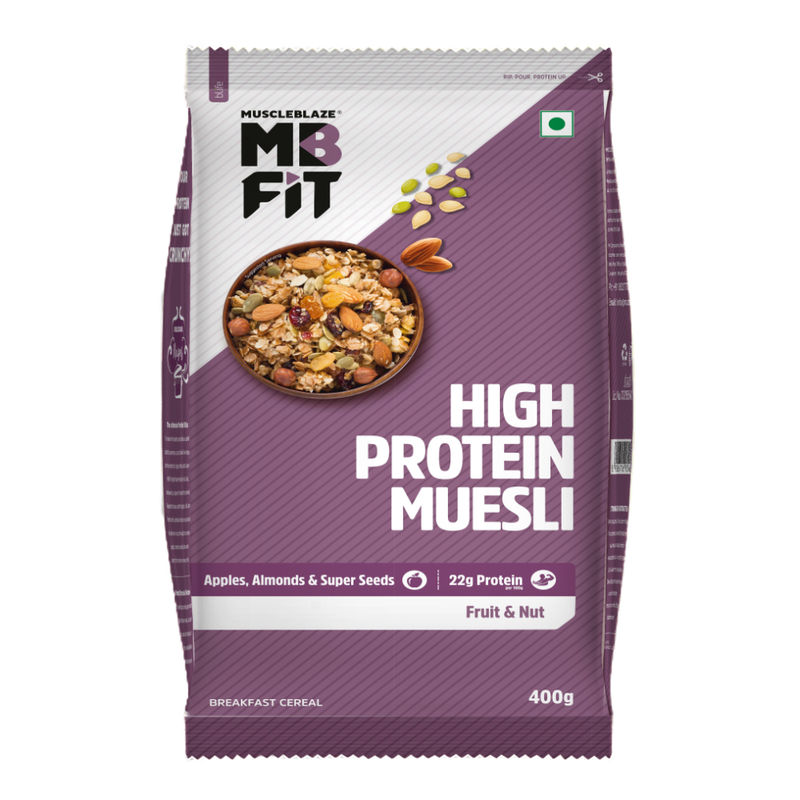 MuscleBlaze High Protein Muesli - Fruits & Nut