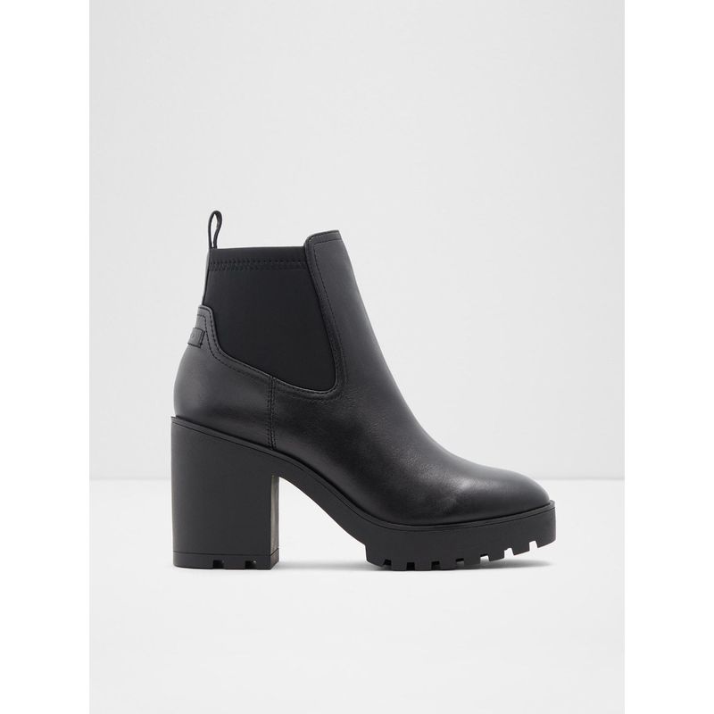 Buy Aldo Solid Black Boots Online