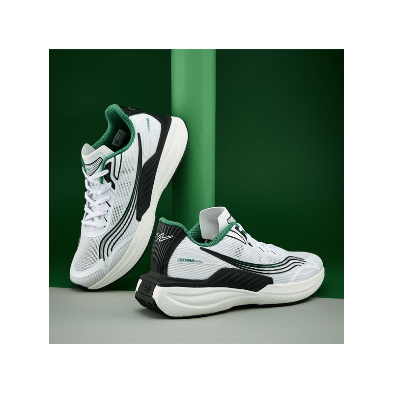 Campus Creed Men White Running Shoes (UK 9)