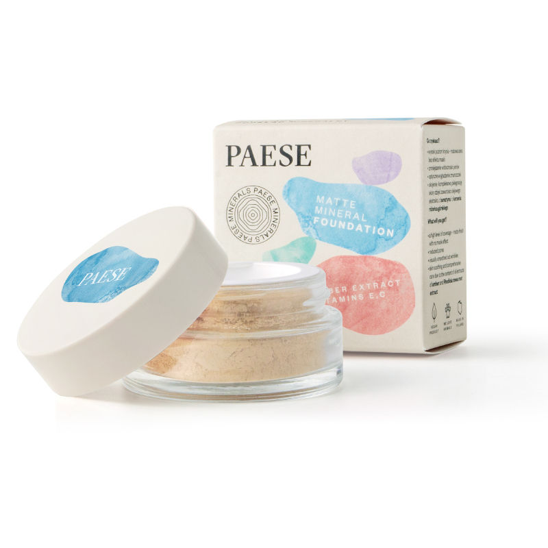 Paese Cosmetics Matte Mineral Foundation - 104W Honey