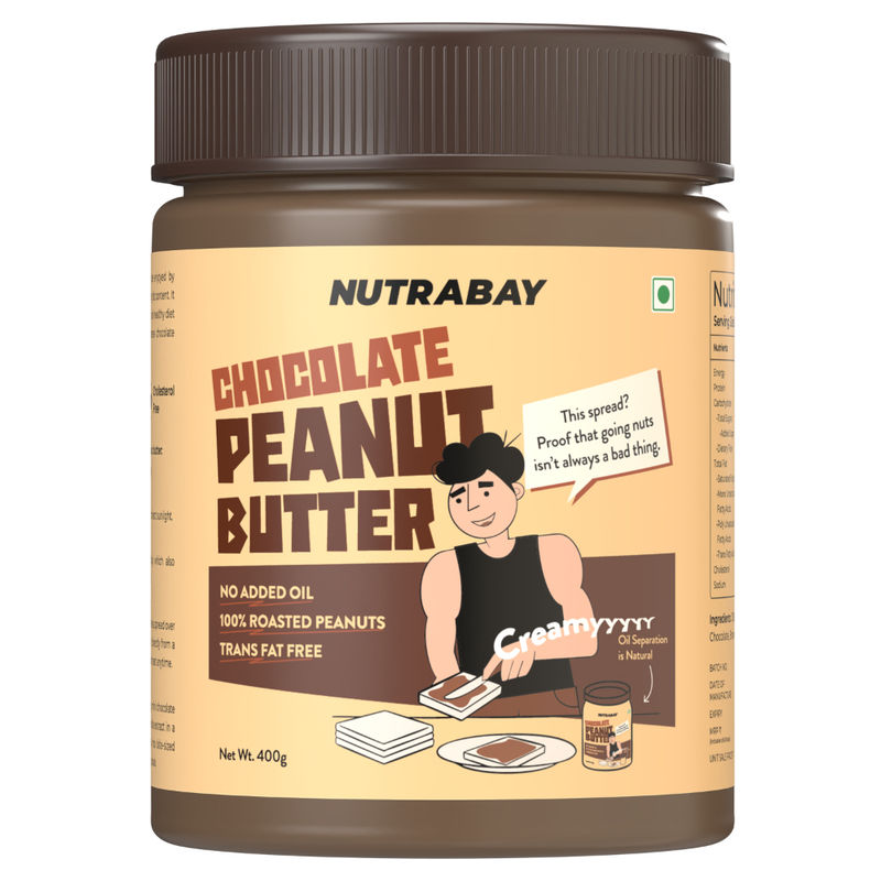 Nutrabay Foods Creamy Peanut Butter - Chocolate Intense Flavour