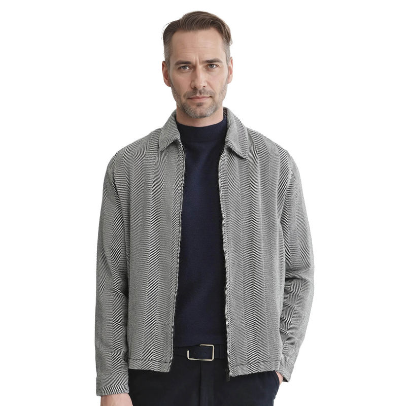 Rare Rabbit Luha Black Striped Regular Fit Shacket (L)