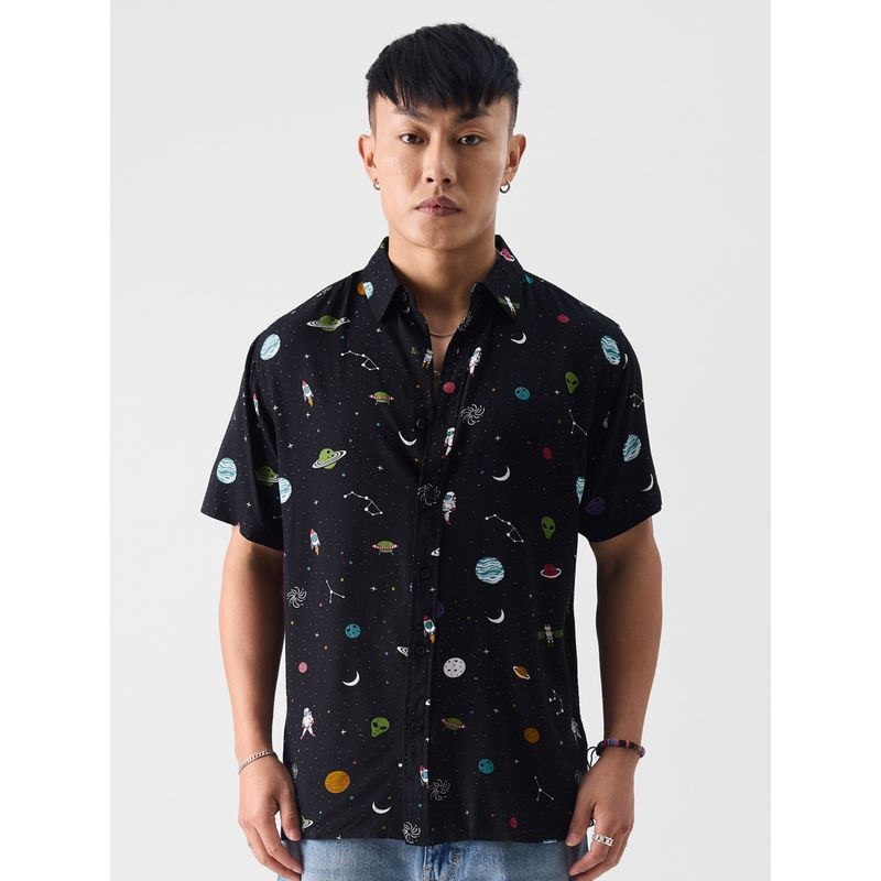 The Souled Store TSS Originals: Outer Space Half Sleeve Shirts for Mens (M)
