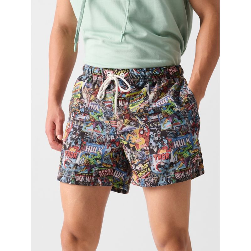 Marvel swim shorts mens sales
