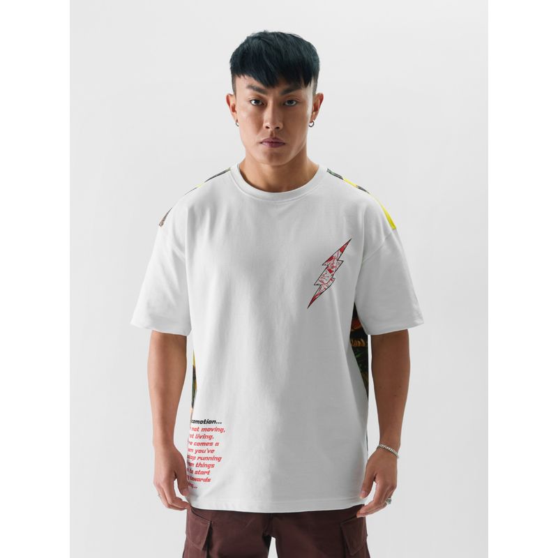 The Souled Store The Flash: Speedster Oversized T-Shirts for Mens (2XL)