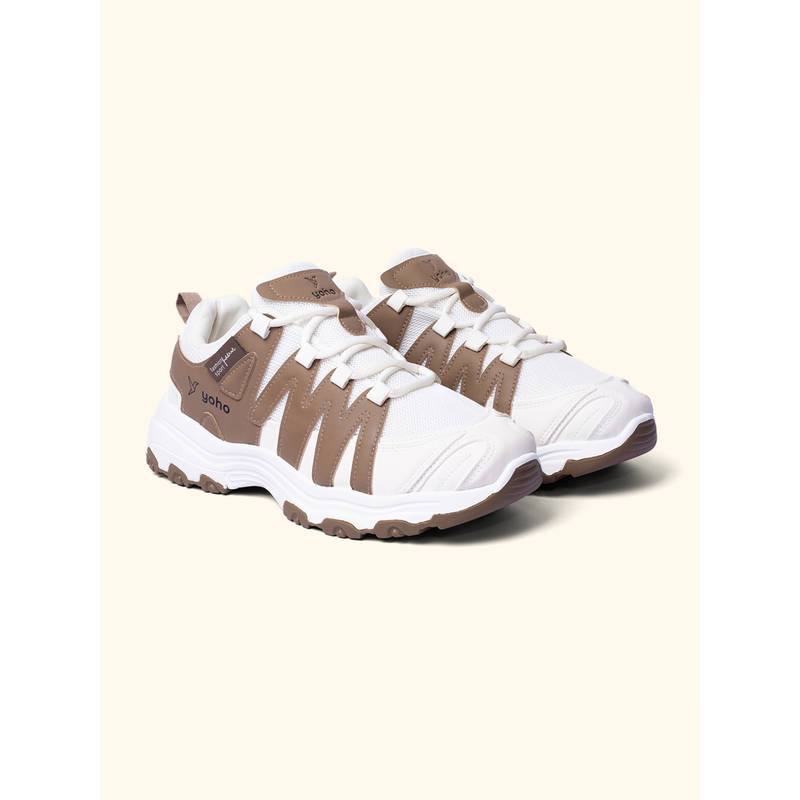 Yoho Women Beige Tempo 0910 Walking Shoes (UK 4)