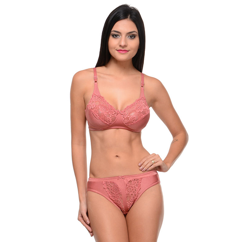 Bodycare Bridal Bra & Panty Set In Nylon Elastane Pink Buy Bodycare