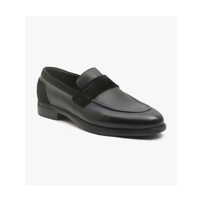TONI ROSSI Men Benson Black Loafers