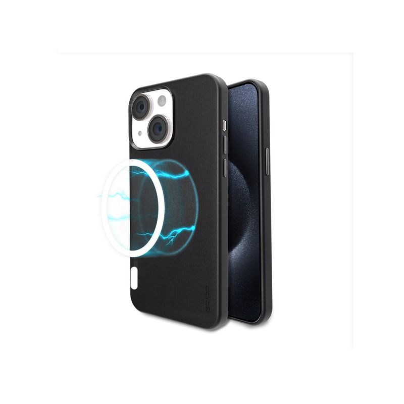 GRIPP Vintage for Apple iPhone MagSafe Case - Black (iPhone 15 Plus)