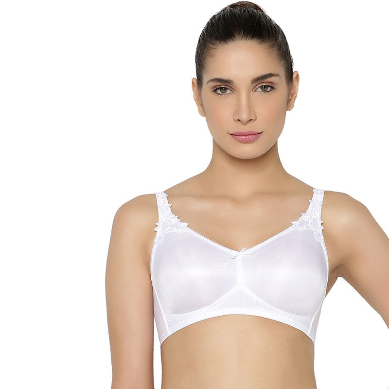 Triumph Minimizer 21 Wireless Non Padded Comfortable High Support Big-Cup Bra - White (38D)