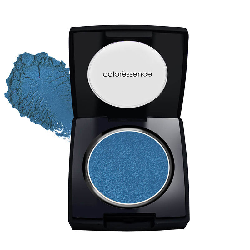 Coloressence Single Pearl Eyeshadow, Longstay Waterproof Micro Shimmer Pigment - Electric Blue