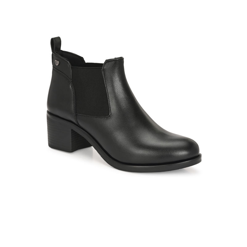 Delize Women Casual Black Chelsea Boots (UK 3)