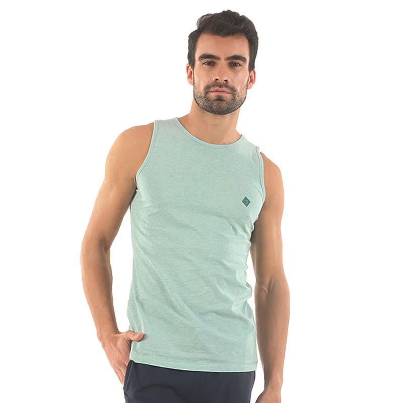 ALMO Rico Organic Cotton Melange Vest (pack Of 3) - Multi-Color (L)