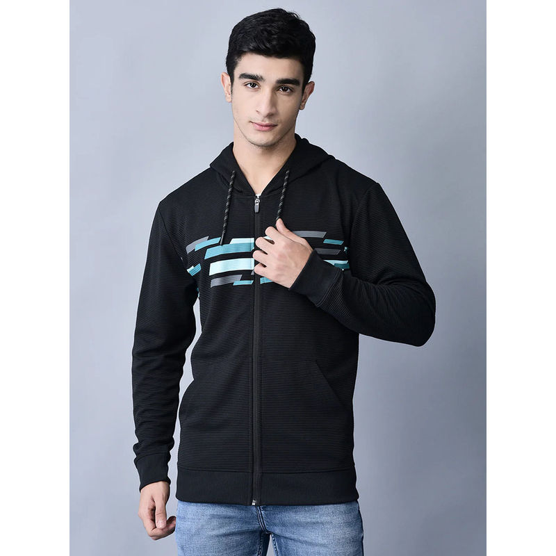 Shiv Naresh Black Printed Hoodie (36)