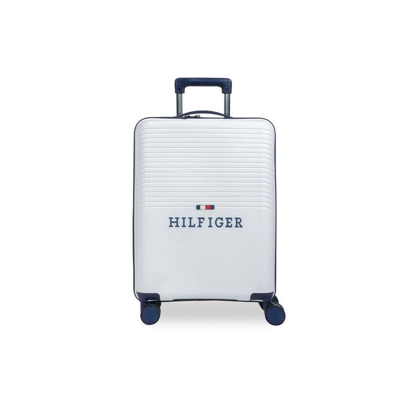 Tommy Hilfiger Unisex Mckinley Hard-Sided Cabin Trolley Bag - White (S)