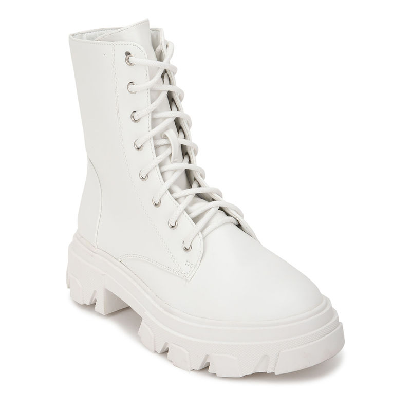 Forever 21 Solid White Boots: Buy Forever 21 Solid White Boots Online ...