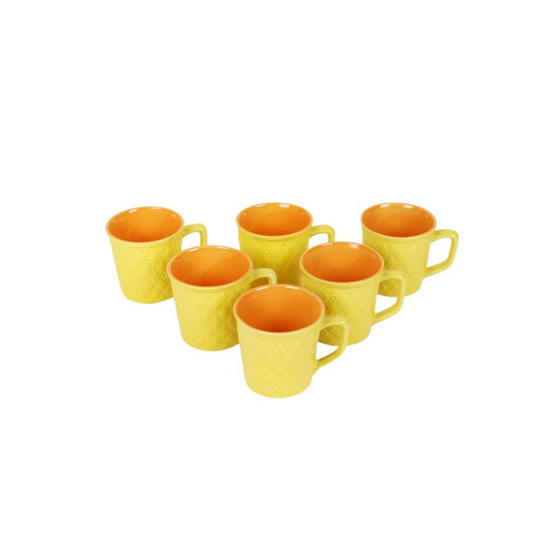 Aakriti Art Creations Yellow Springs Tea Cups Set of 6 Buy Aakriti Art