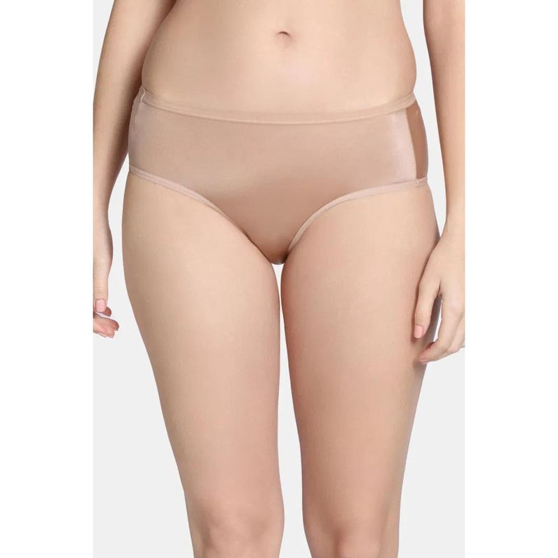 Zivame Miracle Low Rise Full Coverage Hipster Panty - Roebuck (M)