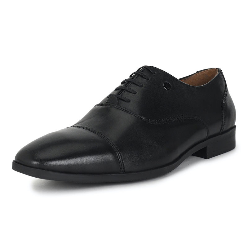 Louis Philippe Textured Black Derbies (UK 8)