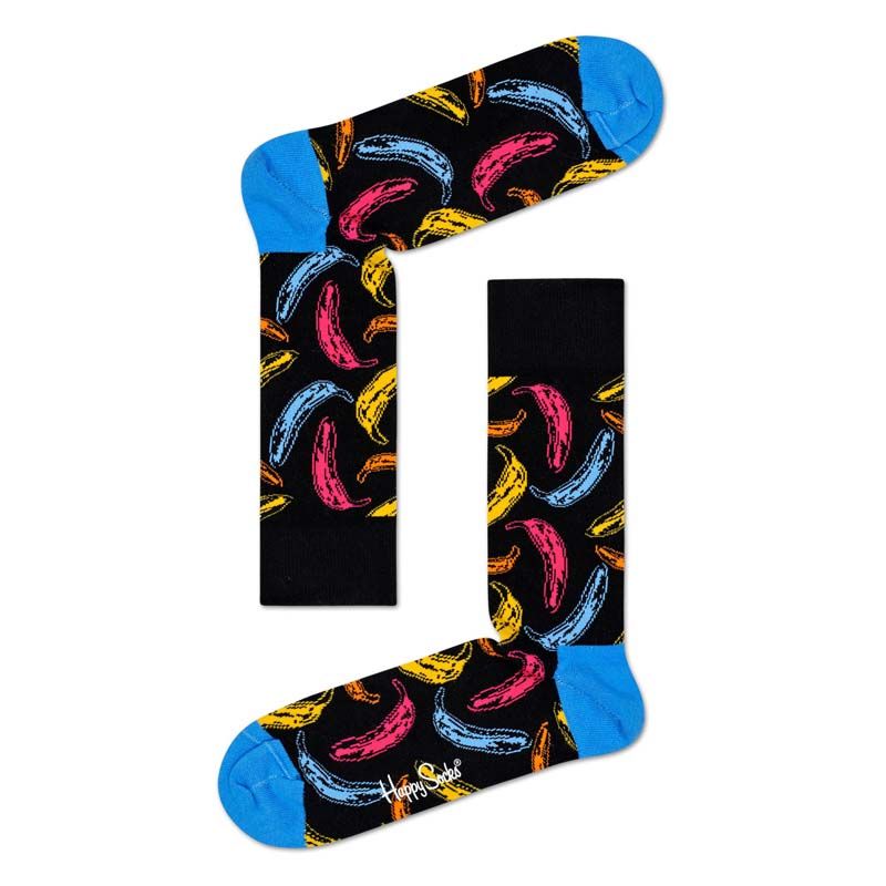 Happy Socks Andy Warhol Banana Sock - Black: Buy Happy Socks Andy ...