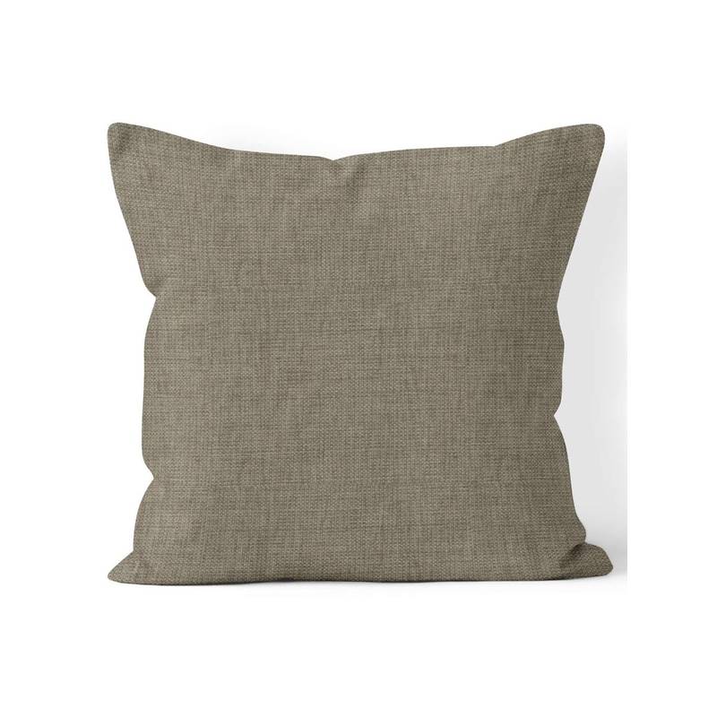 Encasa Homes Decorative Chenille Cushion Cover Grey (16x16 inches)