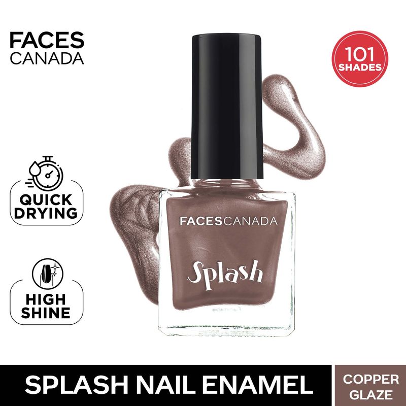 Faces Canada Splash Nail Enamel - Copper Glaze