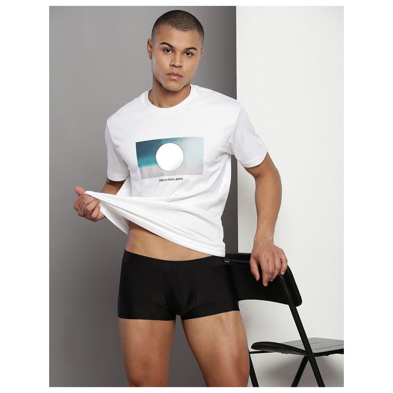 Calvin Klein Fashion Men Black Solid Trunk (M)