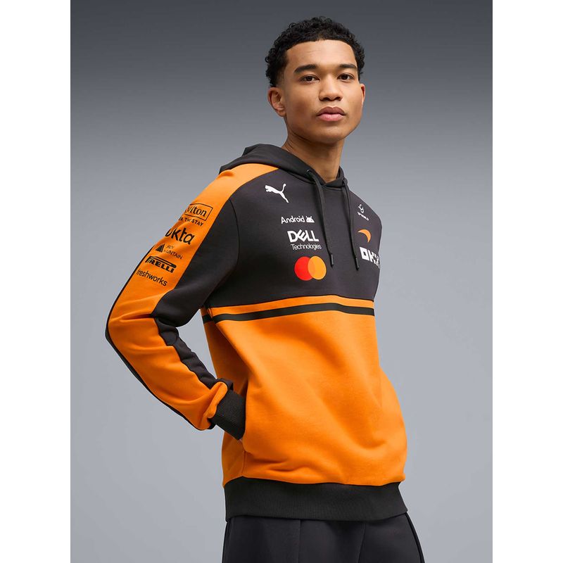 Puma X Mclaren Racing Replica Men Orange Hoodie (XL)