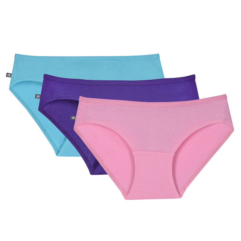 Adira Women's Cotton Panties Pack Of 3 - Multi-Color (XL)