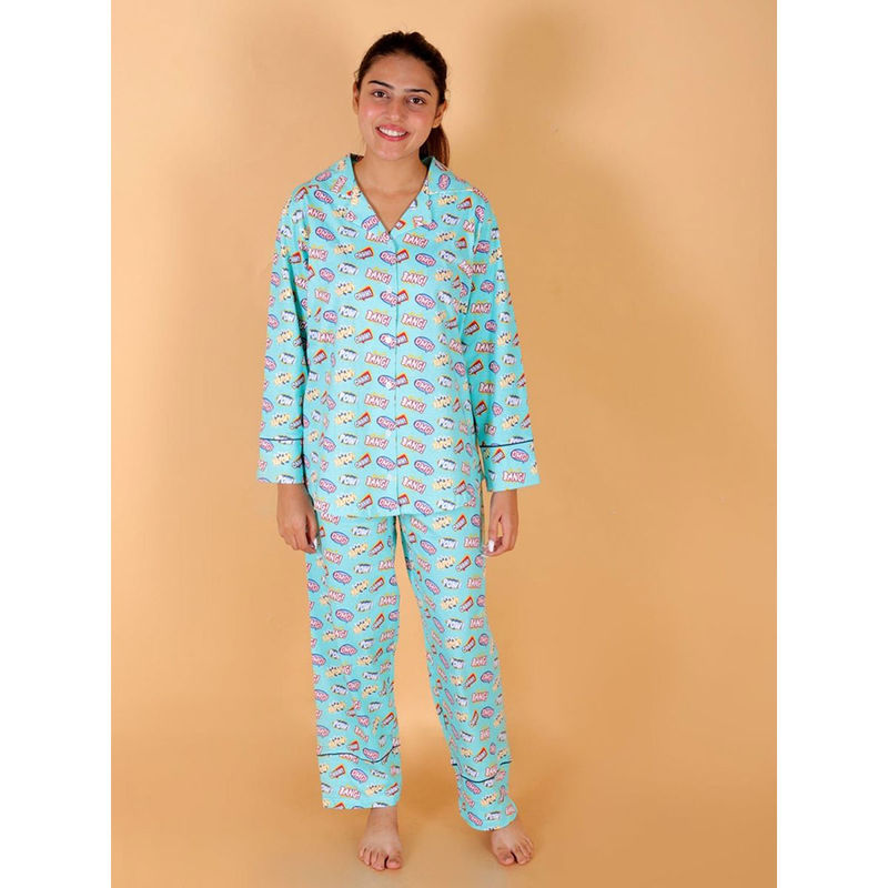 The Mom Store Mighty Fighter Women Top with Pajama (Set of 2) (XL)