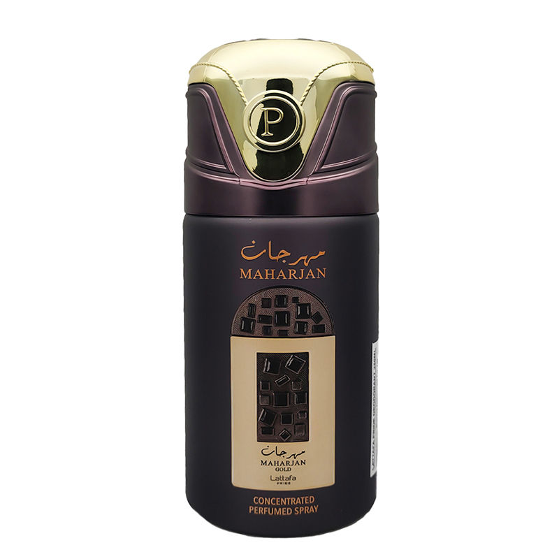 Buy Lattafa Pride Maharjan Gold Long Lasting Perfumed Deodorant Spray
