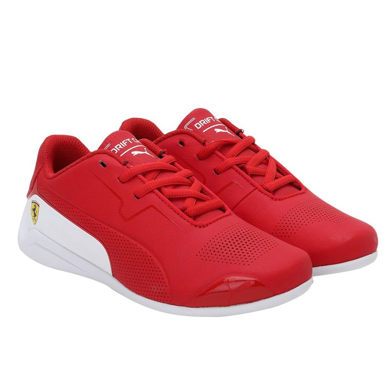 Puma Scuderia Ferrari Drift Cat 8 Motorsport Shoes Jr White
