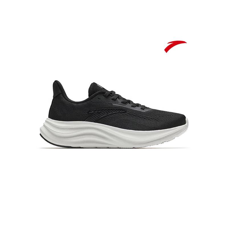 ANTA Women Black Running Shoes A-FLASHFOAM Cushioning Light Cloud 2 (UK 4)