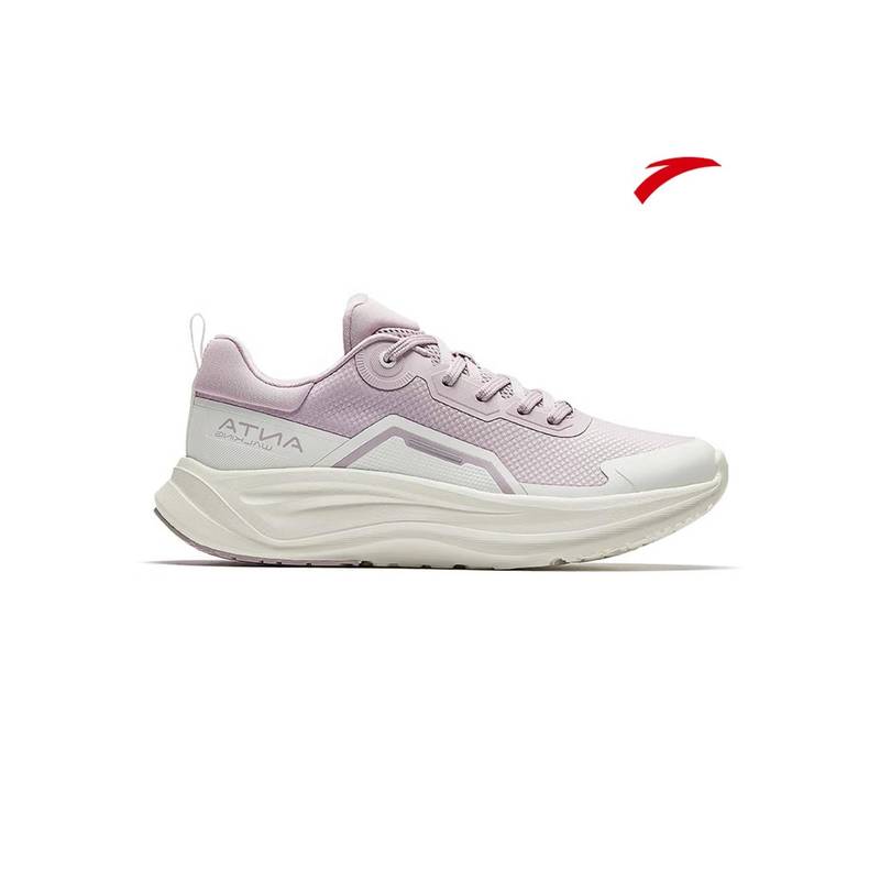 ANTA Women Pink Running Shoes A-FLASHFOAM Cushioning Joy Path SS (UK 4)