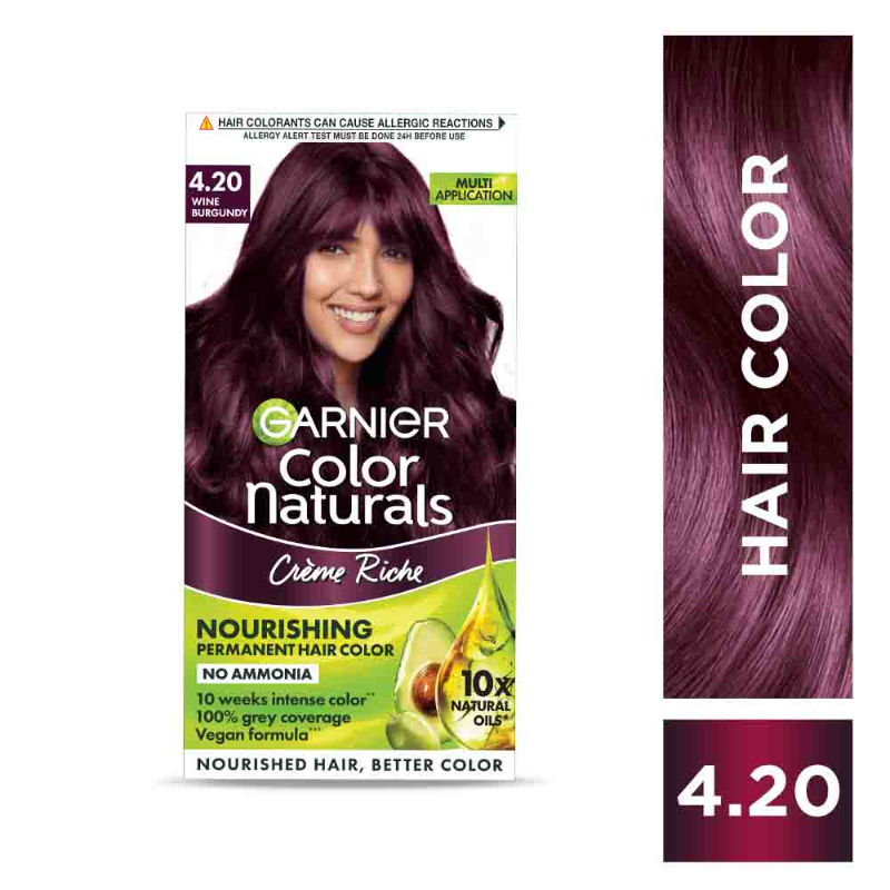 Garnier Color Naturals Creme Riche Hair Color - 4.20 Wine Burgundy