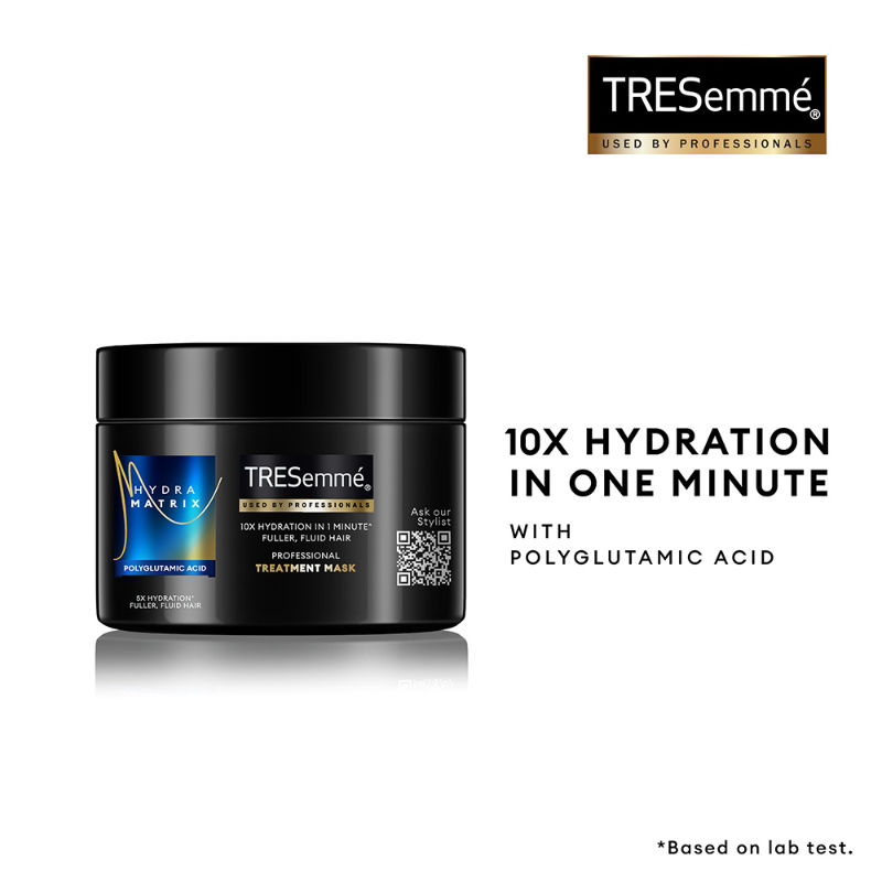 TRESemme Hydra Matrix Treatment Mask With Polyglutamic Acid for 100H Hydrated Fluid Hair