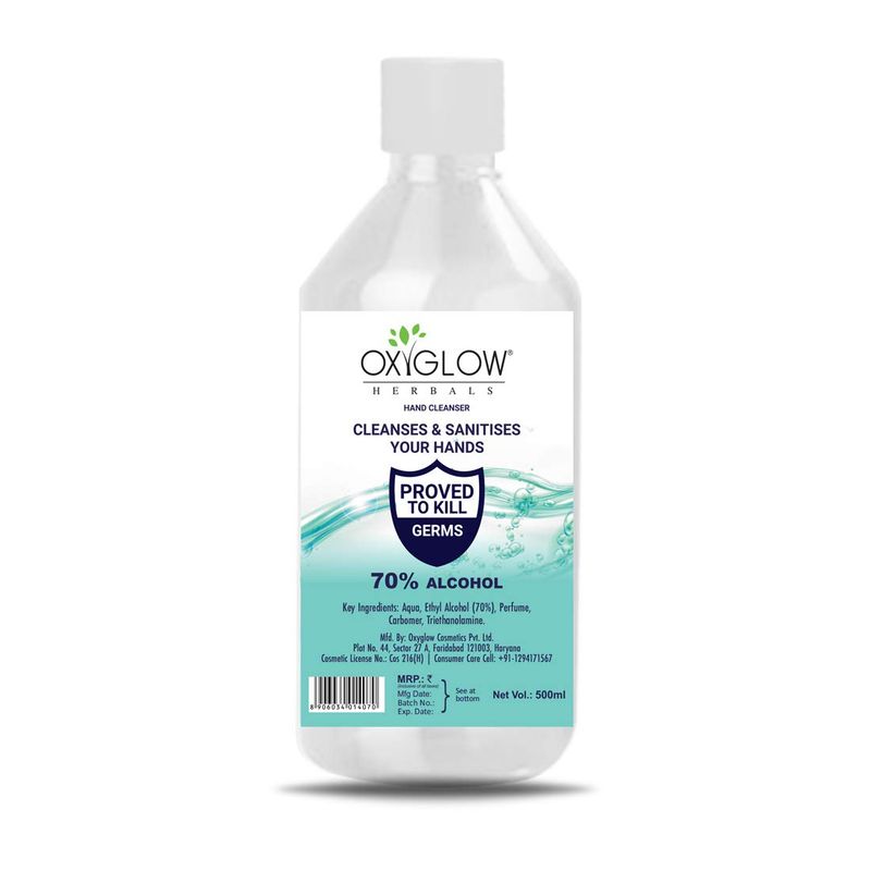 Oxyglow Herbals Hand Sanitizer Buy Oxyglow Herbals Hand Sanitizer Online At Best Price In India Nykaa