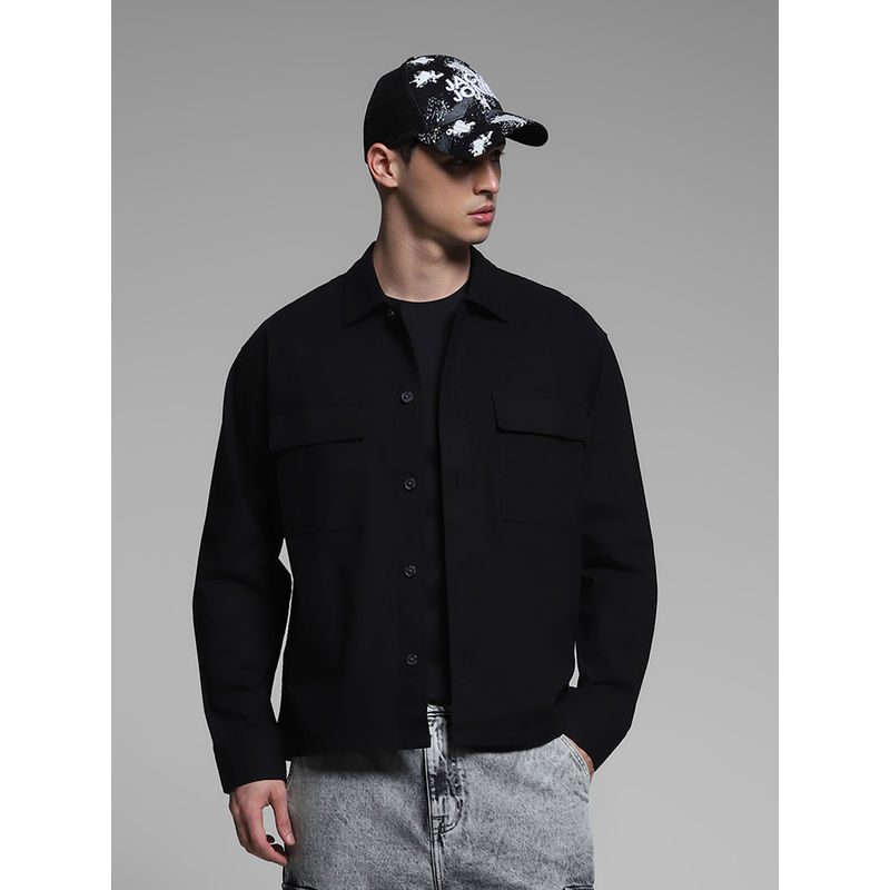 Jack & Jones Oversized Fit Black Shirt (L)