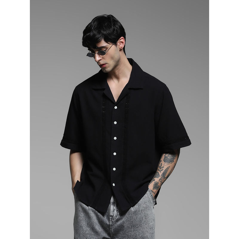 Jack & Jones Oversized Fit Black Shirt (XL)