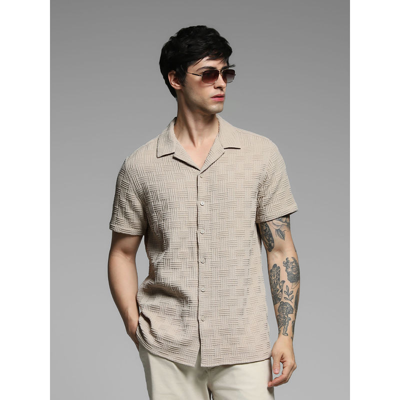Jack & Jones Comfort Fit Beige Shirt (XL)