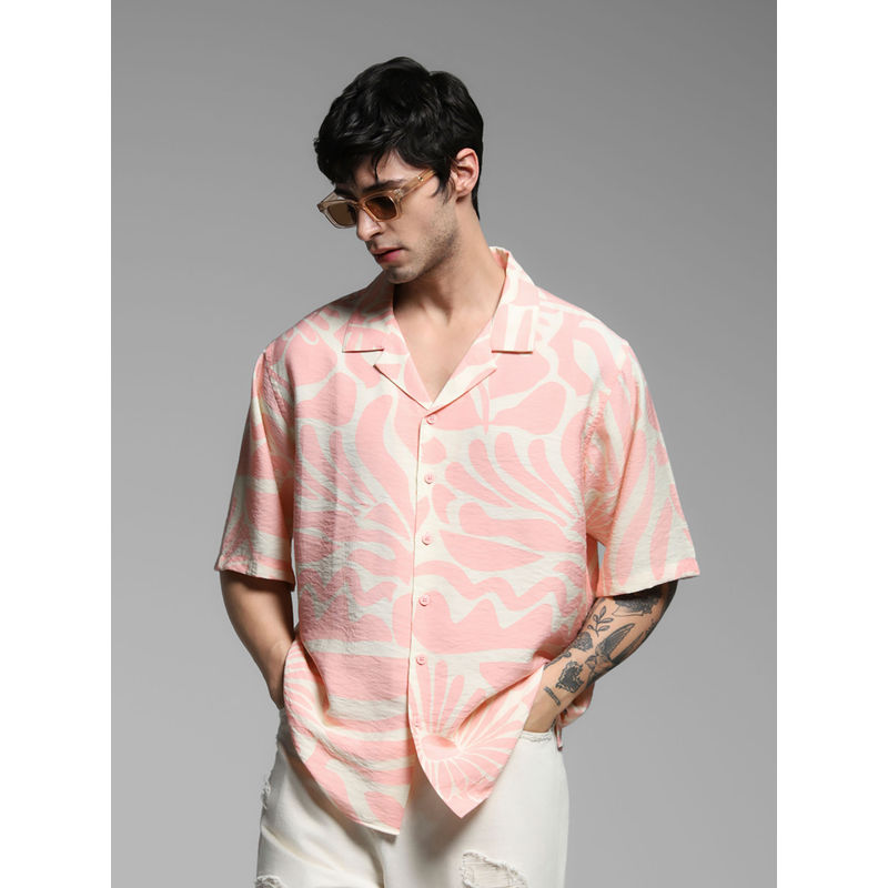 Jack & Jones Oversized Fit Pink Shirt (L)
