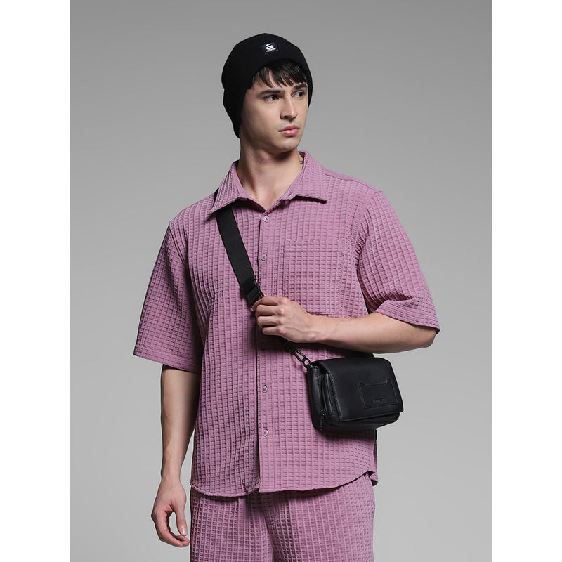 Jack & Jones Oversized Fit Purple Shirt (M)